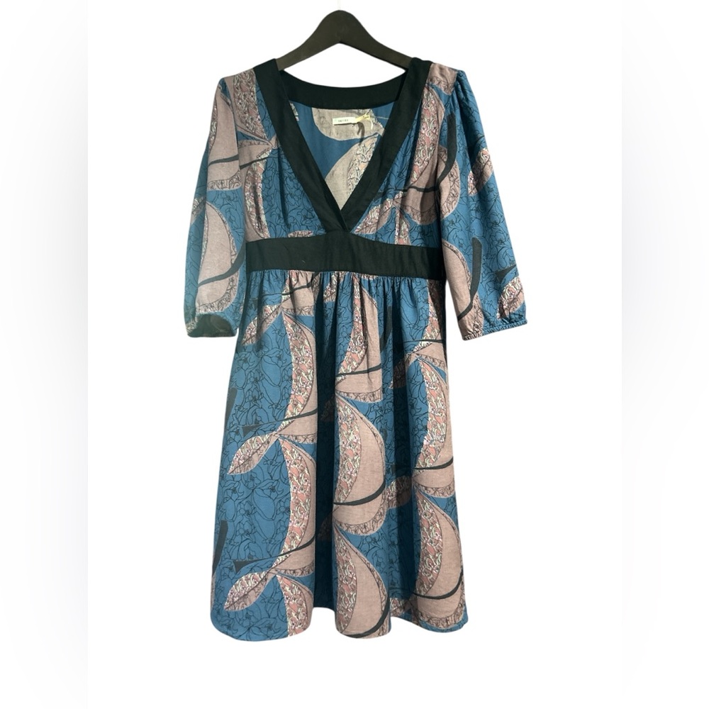 EUC Urban Outfitters-Kimchi Blue Patterned Babydoll Dress-Small